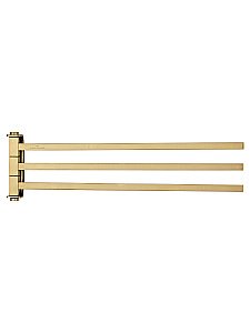 Полотенцедержатель поворотный WONZON & WOGHAND LOTTE, Брашированное золото (WW-8341-BG) купить в интернет-магазине сантехники Sanbest