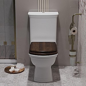 Унитаз-компакт напольный Опадирис Риспекто OS39722A белый, с бачком, с крышкой микролифт купить в интернет-магазине Sanbest