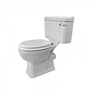 Унитаз Magliezza Retro 7011 белый/бронза, с бачком купить в интернет-магазине Sanbest