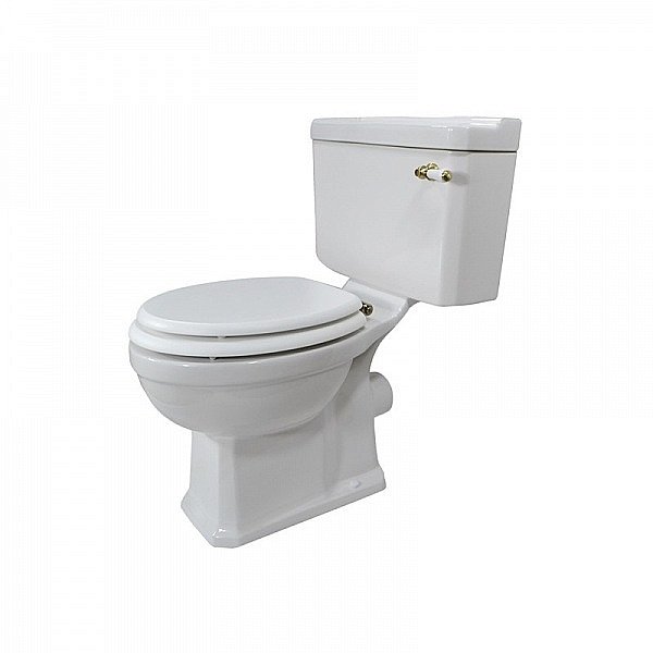 Унитаз Magliezza Retro 7011 белый/бронза, с бачком купить в интернет-магазине Sanbest