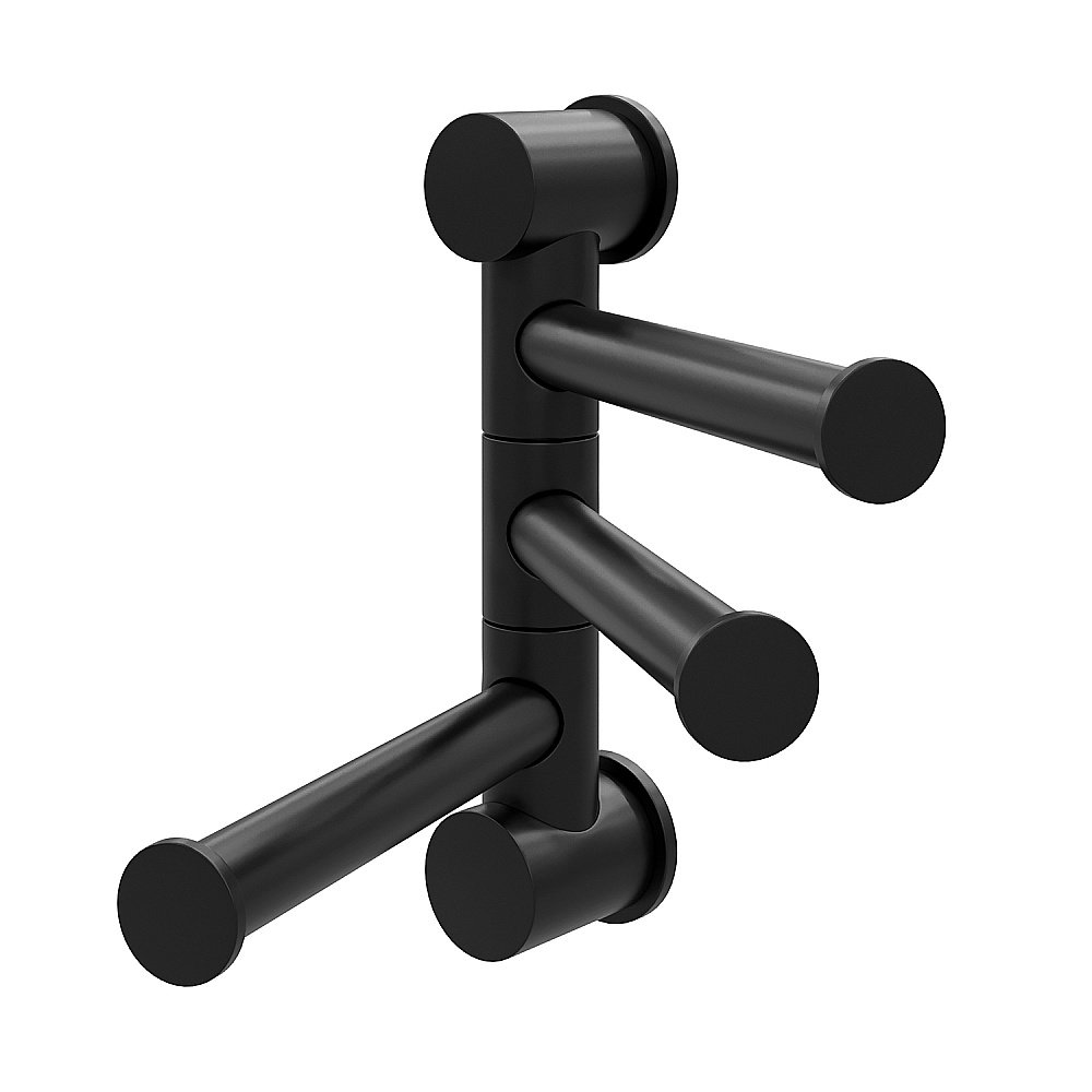 Полотенцедержатель WasserKRAFT K-1053BLACK черный купить в интернет-магазине сантехники Sanbest