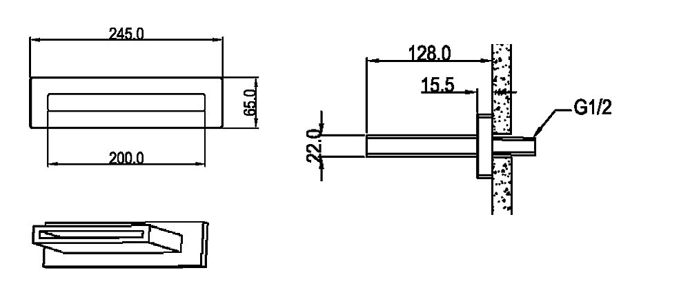 Излив для ванны Boheme Zodiac 625/2-CR хром купить в интернет-магазине сантехники Sanbest