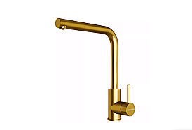 Смеситель для кухни Paulmark Twin Tw213622-BG брашированное золото купить в интернет-магазине сантехники Sanbest