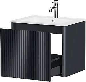 Тумба с раковиной Allen Brau Gravity 60 1.370016.AM антрацит матовый для ванной в интернет-магазине Sanbest