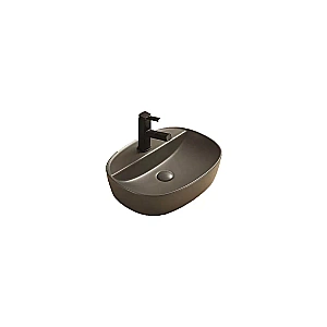 Раковина накладная CeramaLux NC 50,5 78239XMDH-2 серая купить в интернет-магазине Sanbest