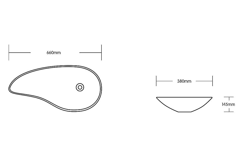 Раковина накладная CeruttiSpa 66 CR7265B белая купить в интернет-магазине Sanbest