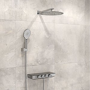 Душевая система WasserKRAFT Elbe A7499.090.116.010.127.011 Thermo хром купить в интернет-магазине сантехники Sanbest