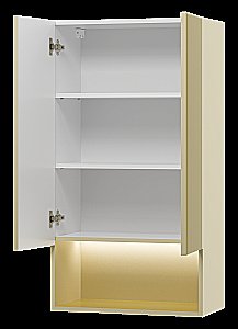 Шкаф подвесной Misty Vega 60 VEG-08060-031 кремовый для ванной в интернет-магазине сантехники Sanbest