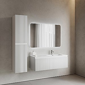 Тумба с раковиной Sancos Snob R 1.0 SNR1.0120LW/SNR1.0120RW Bianco для ванной в интернет-магазине Sanbest