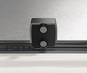 Душевая дверь Vincea Walk-In 120 VDS-4WSL120 стекло прозрачное/профиль вороненая сталь купить в интернет-магазине Sanbest