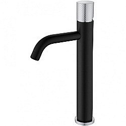 Смеситель для раковины Boheme Stick 122-BCR.2 черный/ручка хром купить в интернет-магазине сантехники Sanbest