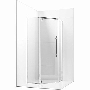 Душевой уголок Ambassador Ritz 112011102 90х90 стекло прозрачное/профиль хром купить в интернет-магазине Sanbest