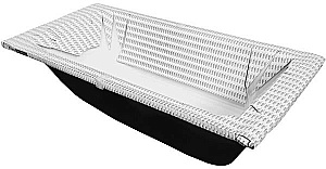 Ванна чугунная Byon Vilma Ц0000286 130x70 белая глянцевая купить в интернет-магазине Sanbest