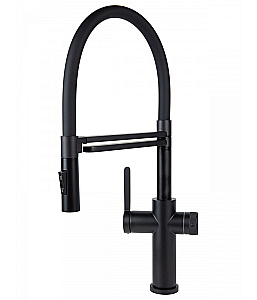 Смеситель для кухни Agger Elegant A3252544 черный матовый купить в интернет-магазине сантехники Sanbest