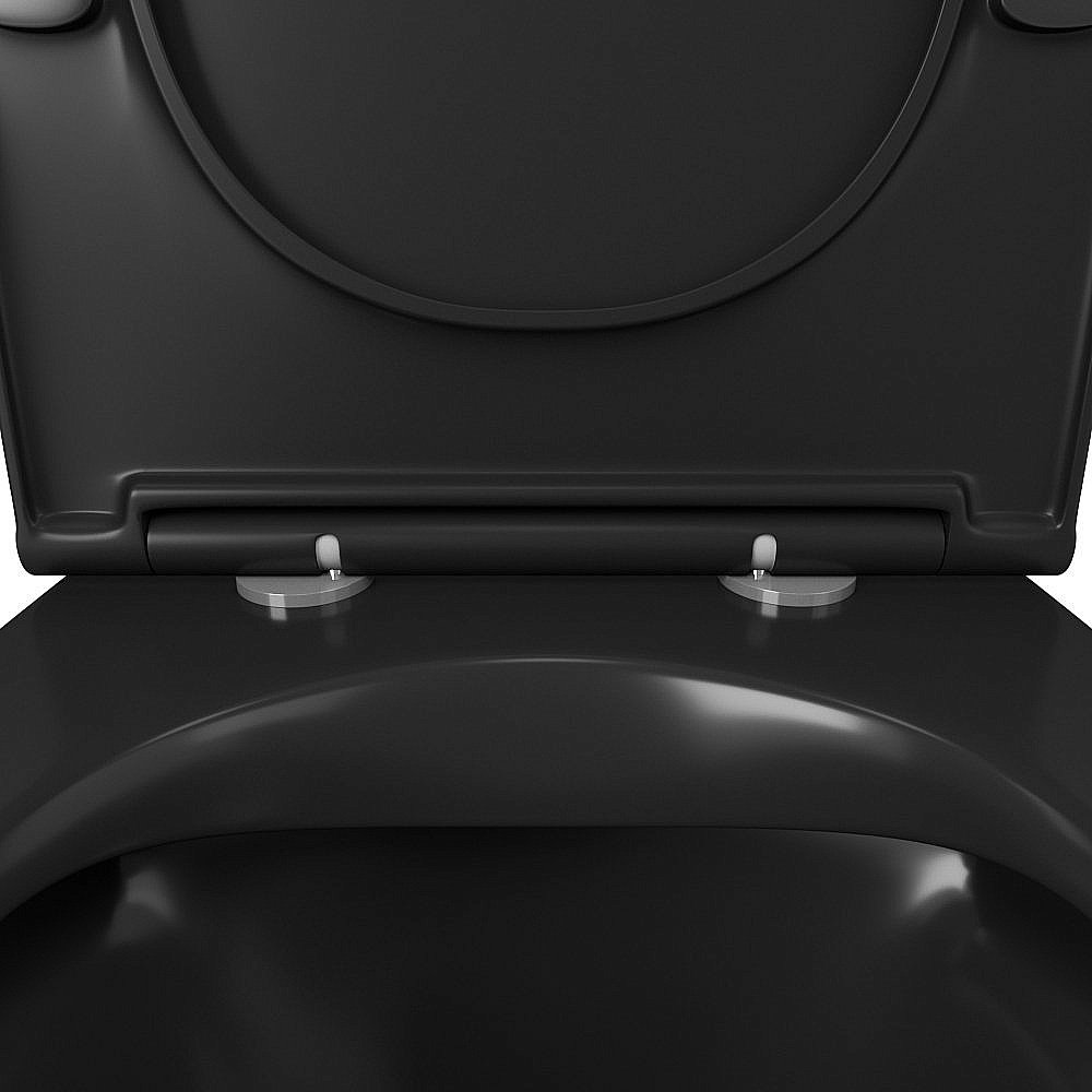 Унитаз подвесной Owl 1975 Vatter Ruta-H  OWLT190404 матовый черный купить в интернет-магазине Sanbest