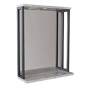 Зеркало Mixline БРУКЛИН 543940 60 бетон в ванную от интернет-магазине сантехники Sanbest