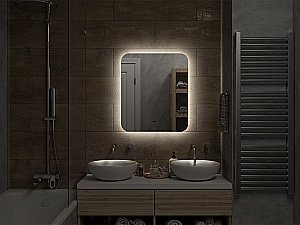 Зеркало Misty Адхил 60 АДХ-02-60/70-14 в ванную от интернет-магазине сантехники Sanbest