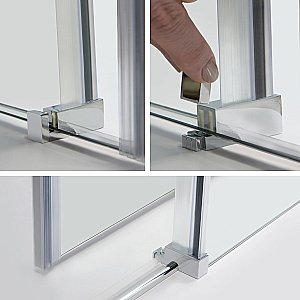 Душевой уголок WasserKRAFT Vils 56R10 120х100 стекло прозрачное/профиль серебро купить в интернет-магазине Sanbest