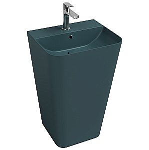 Раковина ISVEA Sott'Aqua 50 10SQ37001SV-2P изумрудный матовый купить в интернет-магазине Sanbest