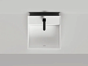 Раковина накладная Salini ARMONIA SQUARE TOP 02 S-Stone 130522TM 45 без отверстия под смеситель, белая купить в интернет-магазине Sanbest