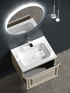 Тумба с раковиной Sancos Very VR60CE 60 Beige Soft для ванной в интернет-магазине Sanbest