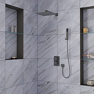 Душевая система D&K Bayern.Liszt DA2515706A04 серый графит купить в интернет-магазине сантехники Sanbest