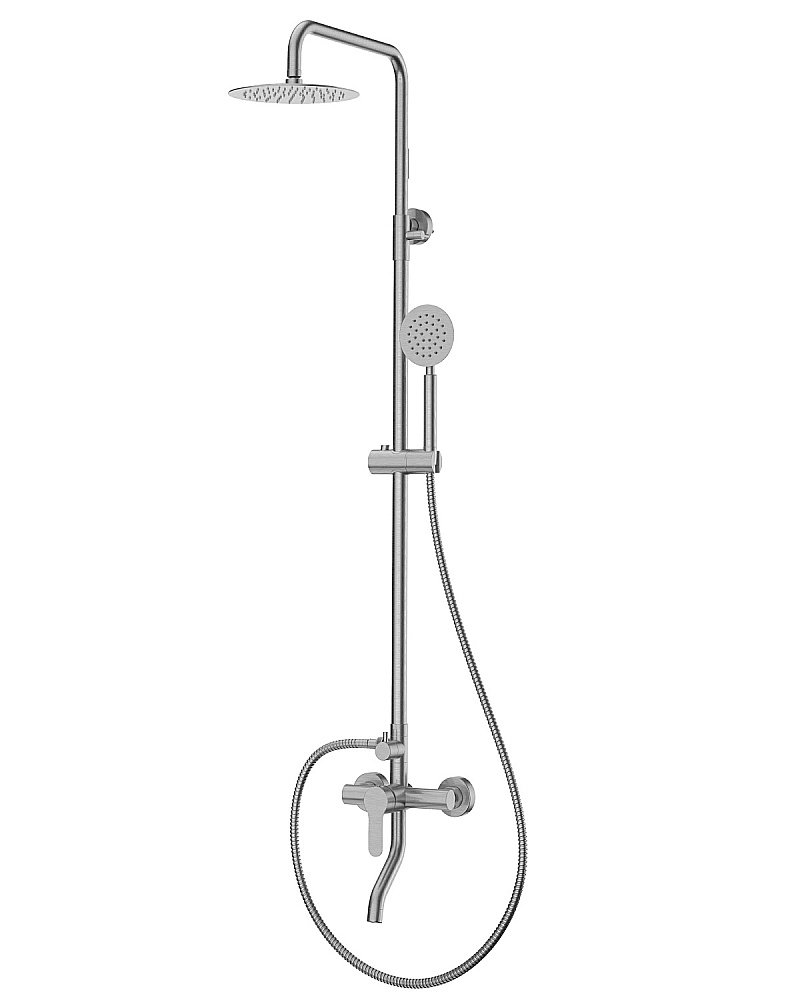 Душевая система Rush Santiago SUS1116-40 сатин купить в интернет-магазине сантехники Sanbest