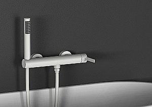 Смеситель для душа Kaiser Serio 05477-4 белый матовый купить в интернет-магазине сантехники Sanbest