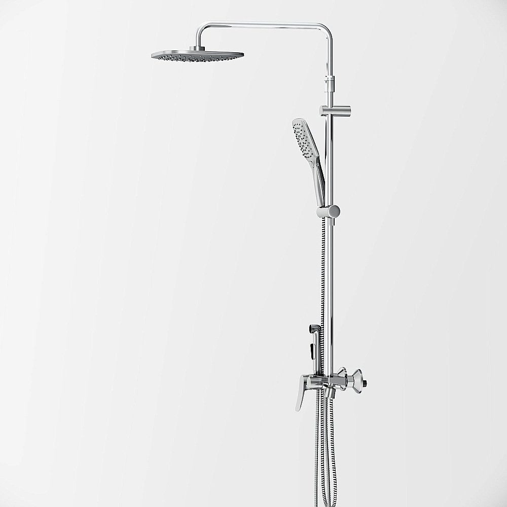 Душевая система Damixa APOLLO DX220920000 хром купить в интернет-магазине сантехники Sanbest