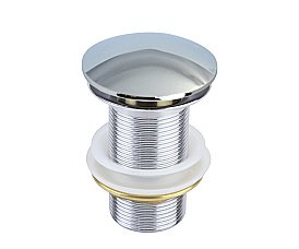 Донный клапан без перелива Bronze de Luxe 1001/1C хром купить в интернет-магазине сантехники Sanbest