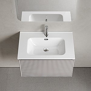 Тумба с раковиной Sancos Snob R 1.0 SNR1.070SM/CN7007 Doha Soft для ванной в интернет-магазине Sanbest