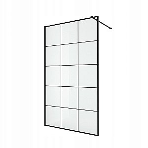 Душевой уголок CeruttiSpa MUZA 100х100 MUZA T100 стекло прозрачное/профиль черный матовый купить в интернет-магазине Sanbest