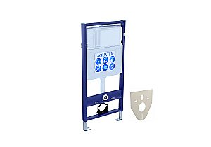 Унитаз с инсталляцией Aquatek Вега Set AQUATEK ВЕГА-KKI2 белый, с крышкой микролифт, безободковый купить в интернет-магазине Sanbest