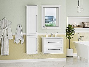 Зеркало-рамка Misty Марта 70 П-Мрт02070-011 белый в ванную от интернет-магазине сантехники Sanbest