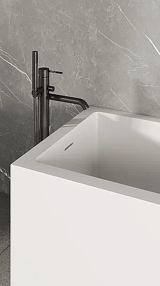 Ванна Salini CASCATA KIT S-stone 105022M 150x70 белая купить в интернет-магазине Sanbest