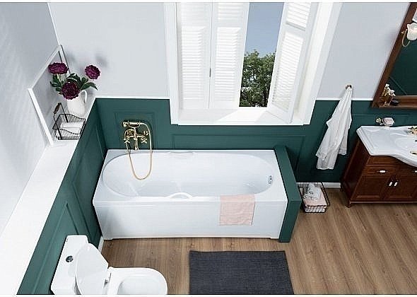 Ванна Aquanet Dali с г/м Energy 140x70 купить в интернет-магазине Sanbest