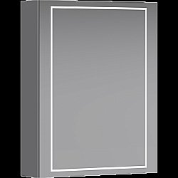 Зеркальный шкаф Aqwella Simplex 55 SLX0455L серый купить в интернет-магазине сантехники Sanbest