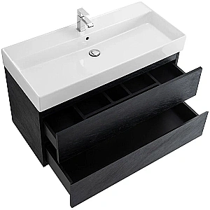 Тумба с раковиной Cezares Molveno 46 80 Nero для ванной в интернет-магазине Sanbest