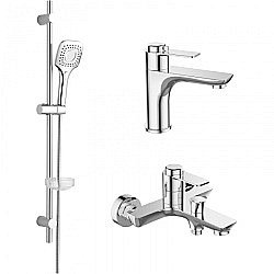 Набор смесителей Orange Thermo T19-311cr хром купить в интернет-магазине сантехники Sanbest