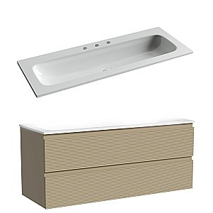 Тумба с раковиной Sancos FOLK FL120CP/CN7024 120 капучино для ванной в интернет-магазине Sanbest