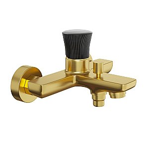 Смеситель для ванны PAINI Domus 18PJ111PZ золото матовое купить в интернет-магазине сантехники Sanbest