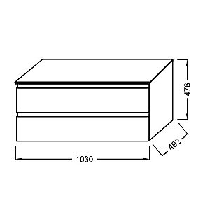 Тумба с раковиной и столешницей Jacob Delafon MADELEINE 100 серый матовый для ванной в интернет-магазине Sanbest