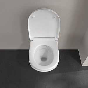 Унитаз подвесной Villeroy&Boch O.Novo 5660H101 с крышкой микролифт купить в интернет-магазине Sanbest