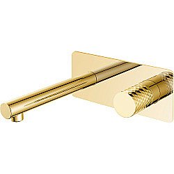 Смеситель для раковины Boheme Stick 125-GG золото купить в интернет-магазине сантехники Sanbest