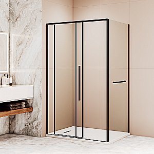 Душевой уголок RGW Stilvoll SV-42-1B 323242150-014 150x100 стекло прозрачное/профиль черный купить в интернет-магазине Sanbest