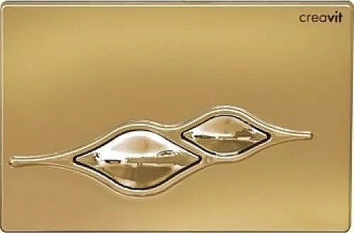 Кнопка для инсталляции Creavit UFO GP1005.00 золото купить в интернет-магазине сантехники Sanbest