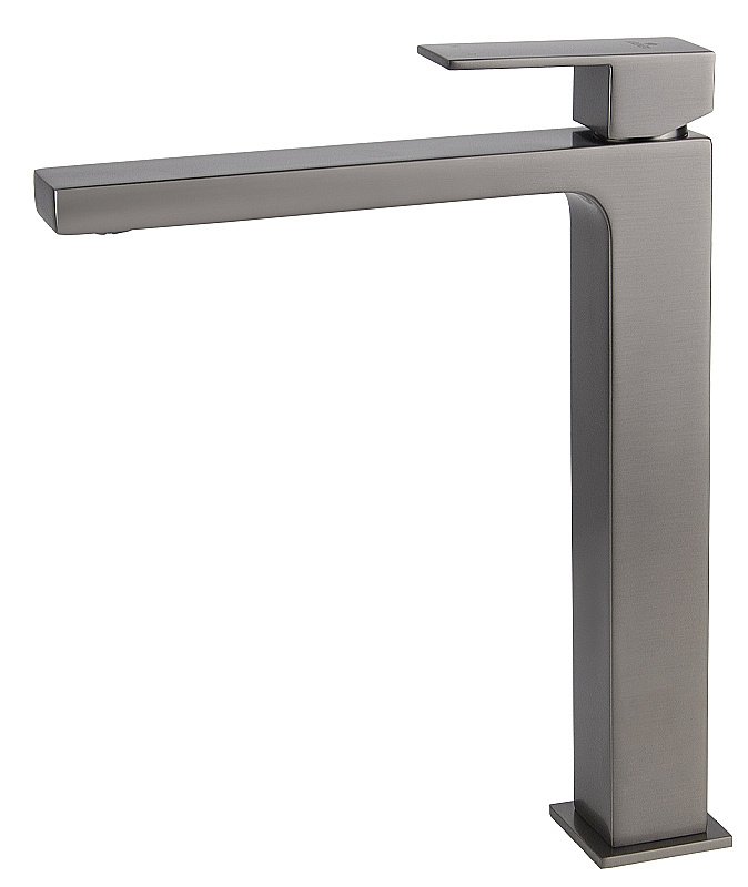 Смеситель для раковины Kaiser Cube 01311-15 вороненая сталь купить в интернет-магазине сантехники Sanbest