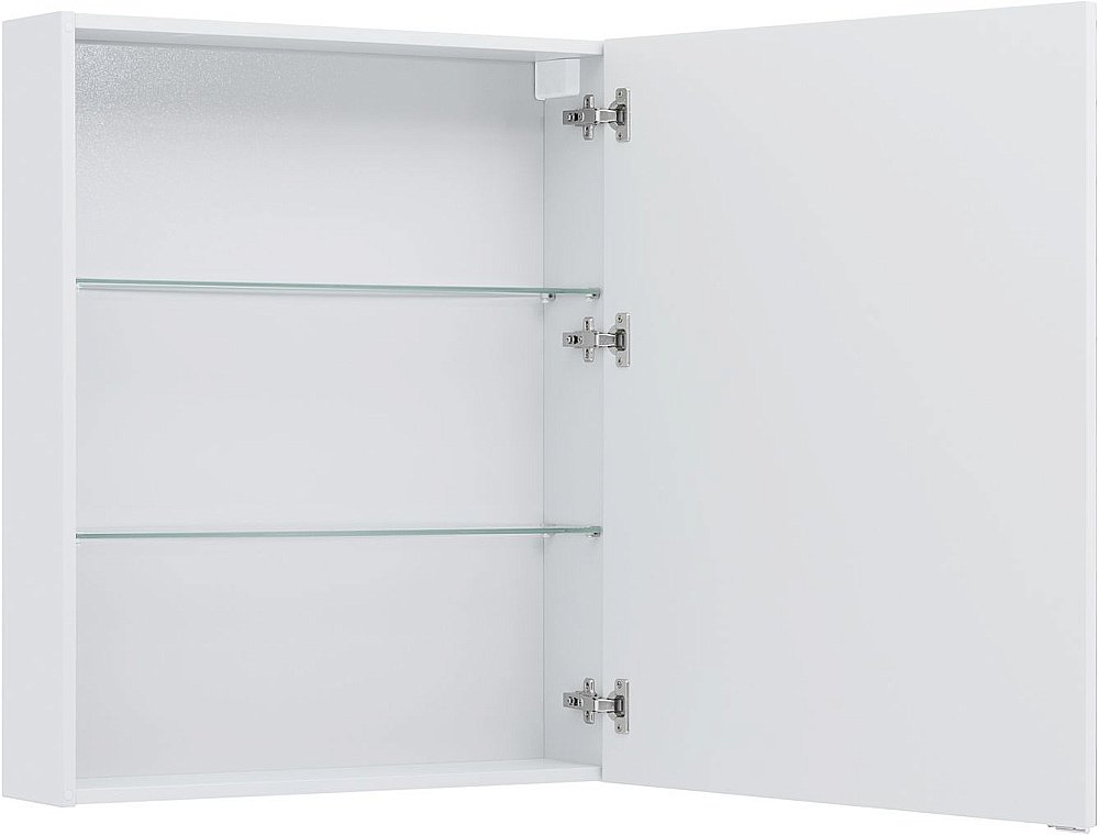 Зеркальный шкаф Aquanet Алвита new 70 серый купить в интернет-магазине сантехники Sanbest