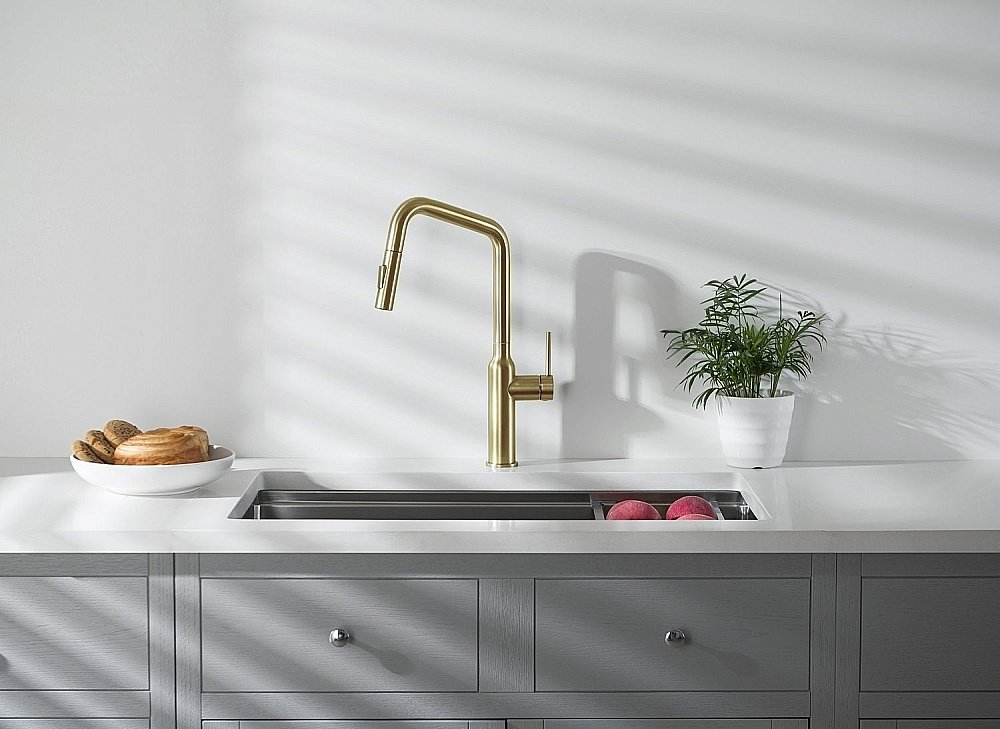 Смеситель для кухни Timo Saona 2386/17FL купить в интернет-магазине сантехники Sanbest