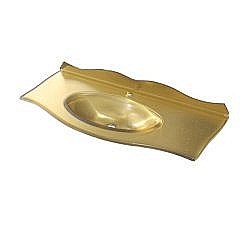 Раковина Caprigo Bourget 100 поталь золото купить в интернет-магазине сантехники Sanbest